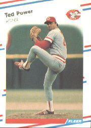 1988 Fleer Baseball Cards      245     Ted Power